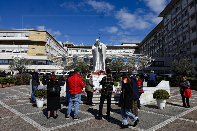 ITALY POPE FRANCIS HOSPITALIZED