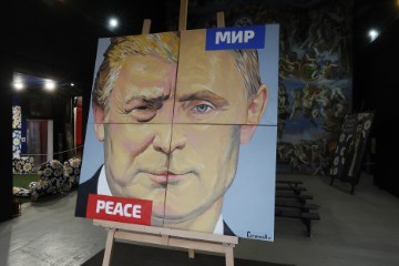 RUSSIA ARTS PUTIN TRUMP PAINTING