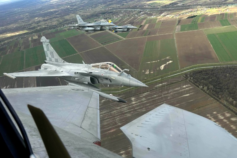 Hrvatski Rafali i američki F-16 proveli zajedničke letačke aktivnosti