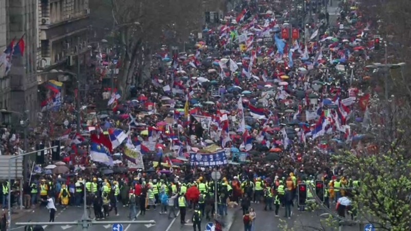 Beograd se priprema za veliki prosvjed