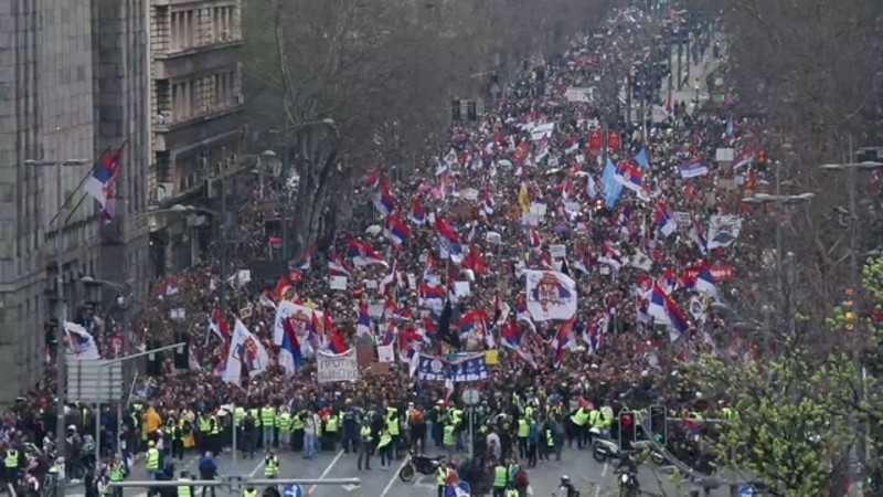 Beograd se priprema za veliki prosvjed