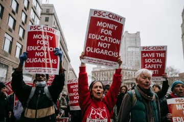 USA NEW YORK STOP THE CUTS BUDGET PROTEST