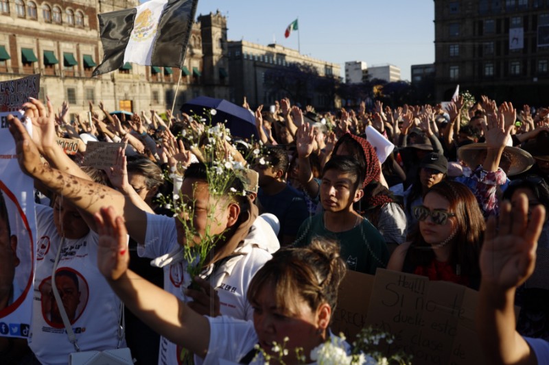 MEXICO NATIONAL MOURNING PROTEST