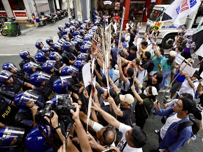 PHILIPPINES PROTEST