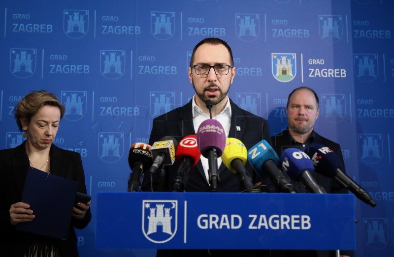 Tomašević i suradnici održali konferenciju za medije