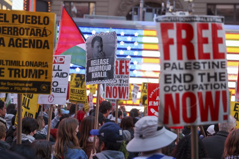 USA PROTEST ISRAEL PALESTINIANS CONFLICT