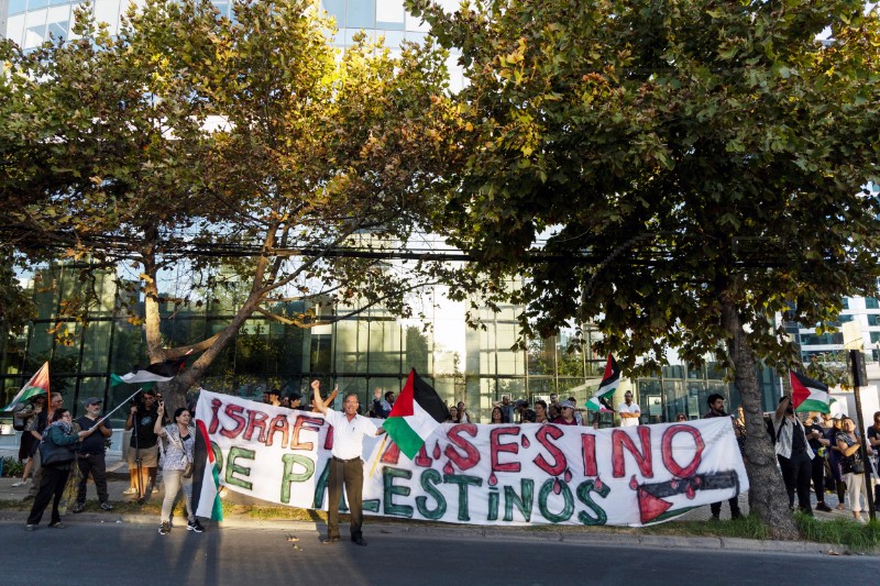 CHILE PROTEST ISRAEL PALESTINIAN CONFLICT