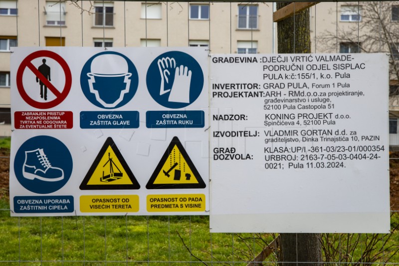 U Puli počela 'dugoočekivana' izgradnja dječjeg vrtića