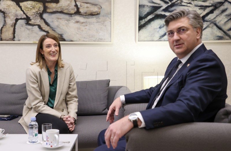 Andrej Plenković primio Robertu Metsolu