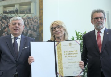 Svečanost dodjele državnih nagrada za znanost
