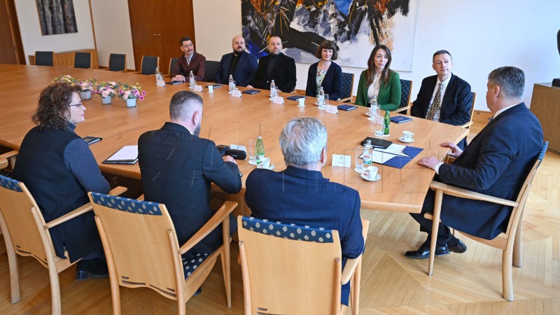 Predsjednik Milanović primio predstavnike Muzičkog biennala Zagreb