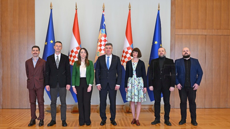 Predsjednik Milanović primio predstavnike Muzičkog biennala Zagreb