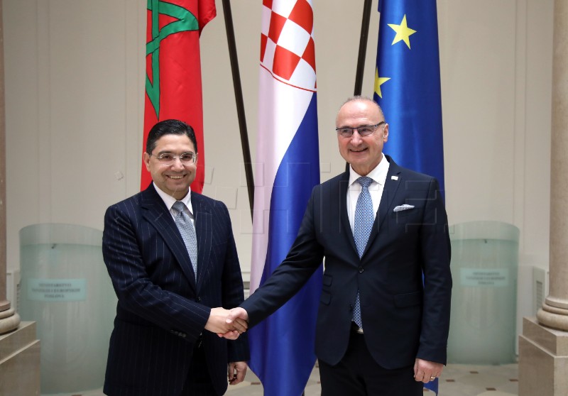 Ministar Grlić Radman s ministrom vanjskih poslova Maroka