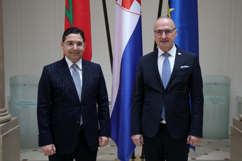 Ministar Grlić Radman s ministrom vanjskih poslova Maroka