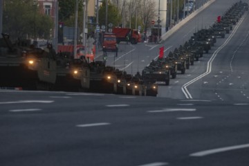RUSSIA VICTORY DAY REHEARSAL