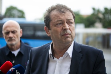 Konferencija za medije predsjednika stranke Nezavisna lista Tomislava Jonjića