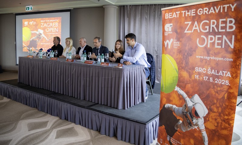 Konferencija za novinare povodom teniskog turnira Zagreb Open 2025