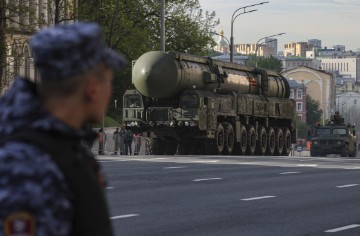 RUSSIA VICTORY DAY REHEARSAL