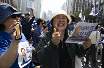 SOUTH KOREA ELECTIONS CAMPAIGN