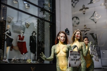 FRANCE PETA PROTEST