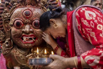 NEPAL BELIEF RAIN GOD FESTIVAL