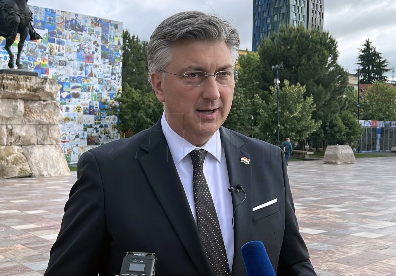 Premijer Plenković u Tirani