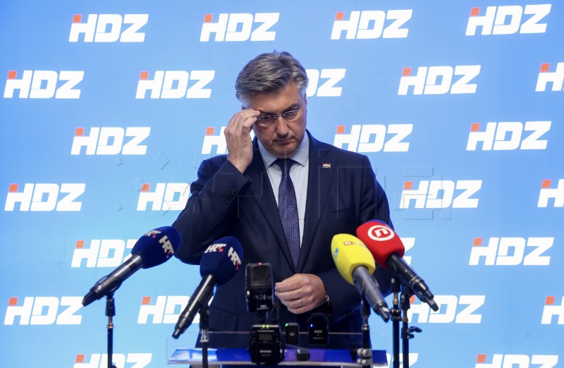 Plenković nakon sjednice Predsjedništva i Nacionalnog odbora HDZ-a