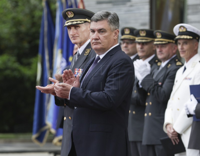 Svečani prijem povodom obilježavanja Dana HV- a u Uredu predsjednika