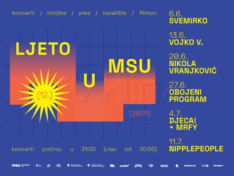Ljeto u MSU: Multimedijalna formula „5 u 1“ spaja razne umjetnosti