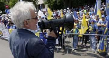 ROMANIA TRADE UNIONS PROTEST
