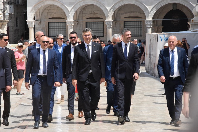 Dubrovnik – Premijer Plenković na sastanku s lokalnim čelnicima