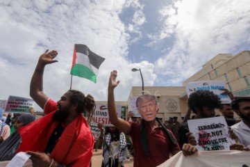 SRI LANKA PROTEST ISRAEL GAZA CONFLICT