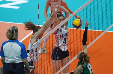 Odbojka: Utakmica Zlatne europske lige Hrvatska - Azerbajdžan