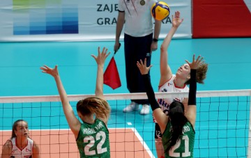 Odbojka: Utakmica Zlatne europske lige Hrvatska - Azerbajdžan
