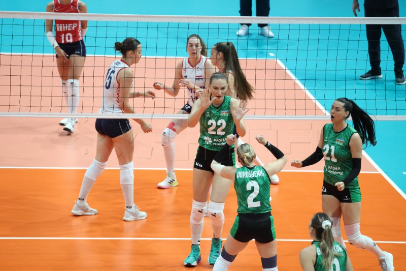 Odbojka: Utakmica Zlatne europske lige Hrvatska - Azerbajdžan