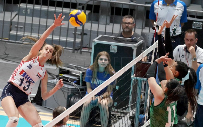 Odbojka: Utakmica Zlatne europske lige Hrvatska - Azerbajdžan