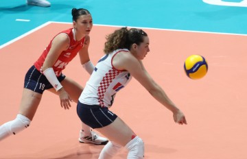 Odbojka: Utakmica Zlatne europske lige Hrvatska - Azerbajdžan