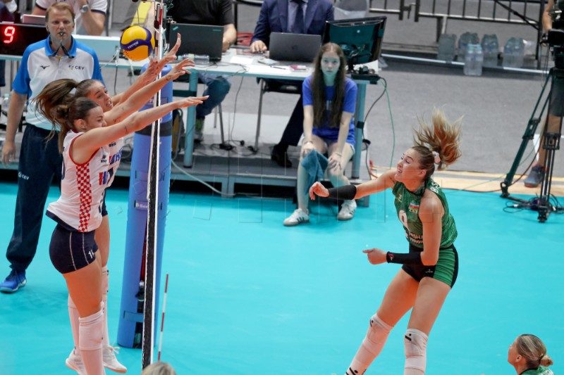 Odbojka: Utakmica Zlatne europske lige Hrvatska - Azerbajdžan