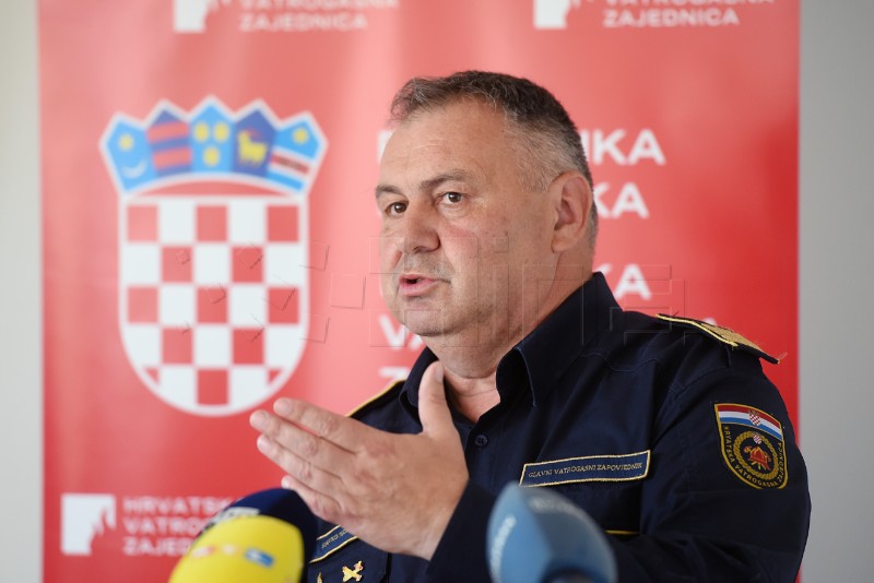 Hrvatska vatrogasna zajednica održala konferenciju za medije 