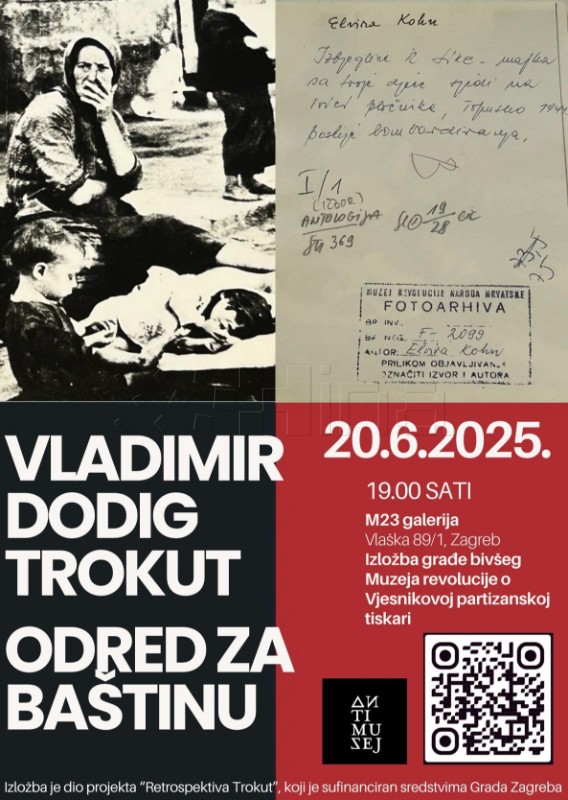 Izložba "Vladimir Dodig Trokut: Odred za baštinu" otvara se danas u M23 galeriji 