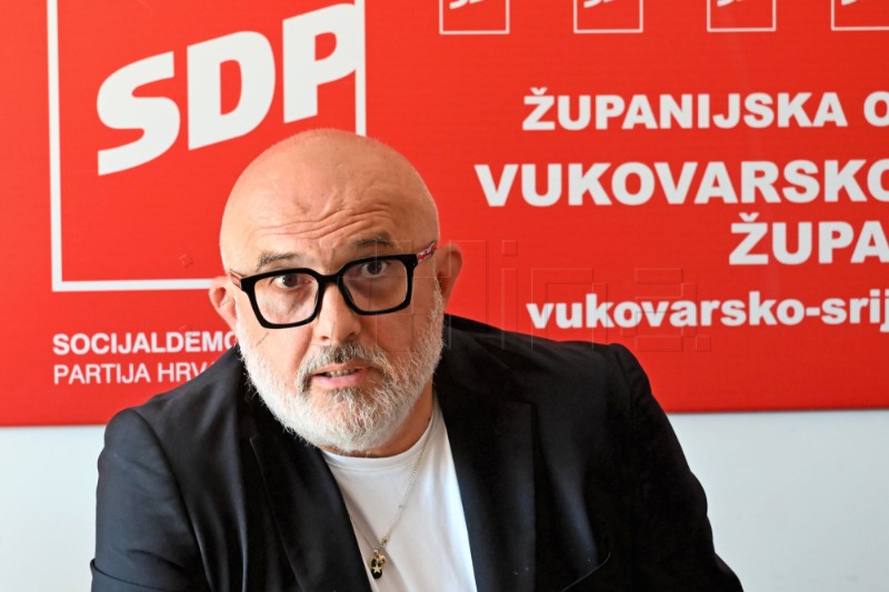 Konferencija za medije vukovarskog SDP-a