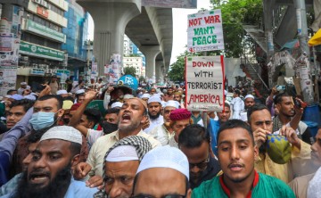 
BANGLADESH PROTEST MIDEAST ISRAEL IRAN CONFLICT
