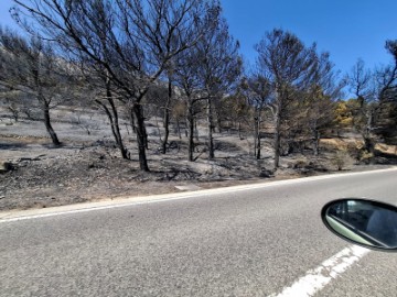 Posljedice požara koji je zahvatio područje Piska, Marušića i Mimice