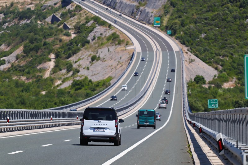 Gužve na autocesti kod Splita