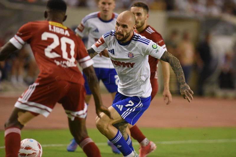 Uzvratna utakmica 2. pretkola nogometne Konferencijske lige Hajduk - Zira
