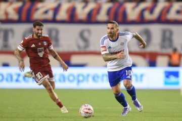 Uzvratna utakmica 2. pretkola nogometne Konferencijske lige Hajduk - Zira