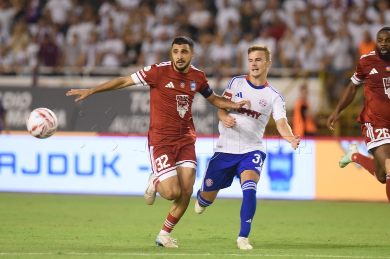 Uzvratna utakmica 2. pretkola nogometne Konferencijske lige Hajduk - Zira