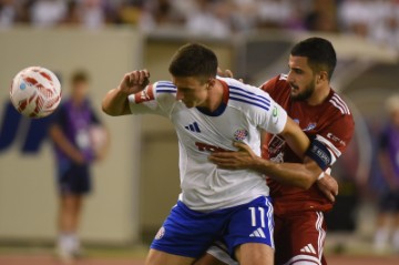 Uzvratna utakmica 2. pretkola nogometne Konferencijske lige Hajduk - Zira