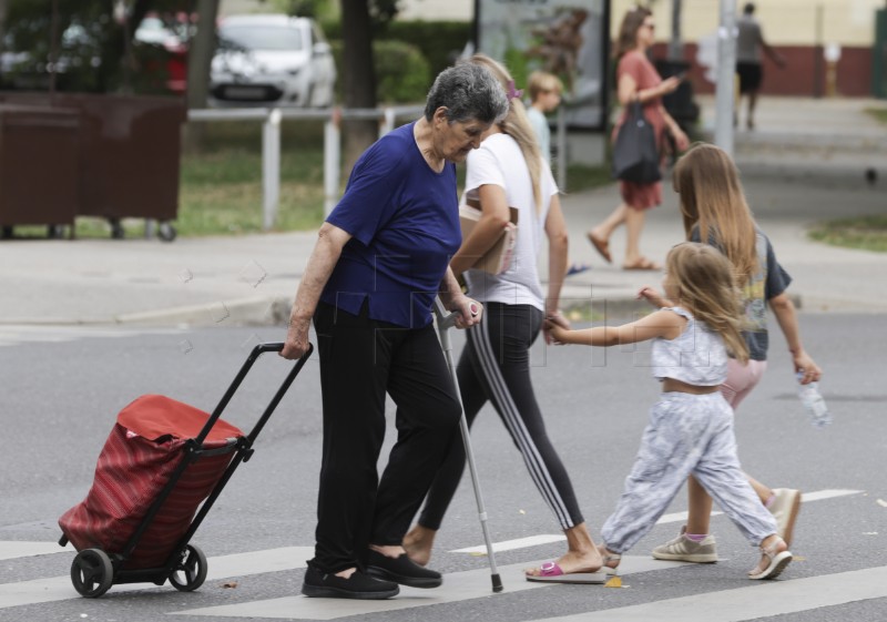 Umirovljenici na zagrebačkim ulicama