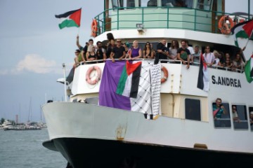 ITALY PROTEST ISRAEL GAZA CONFLICT